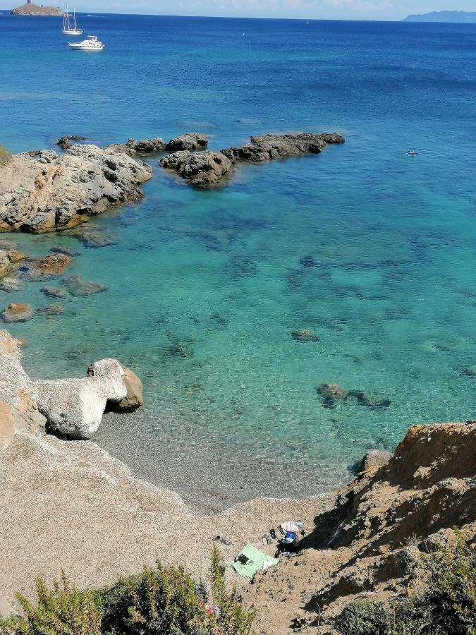 Coin De Paradis Vue Dominante Sur Mer, Montagne Et Tour Genoise Avec Jacuzzi Pino Екстериор снимка