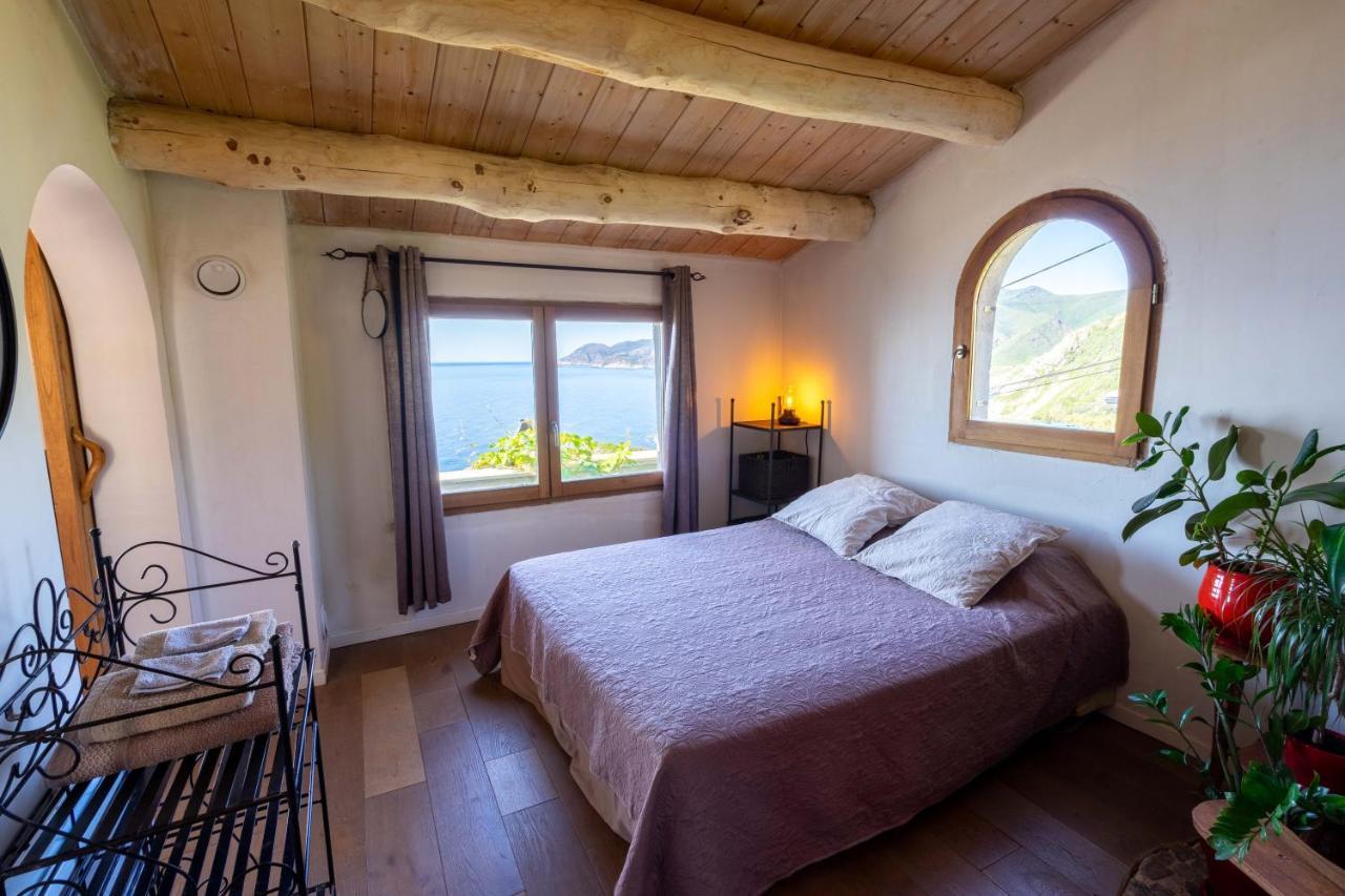 Coin De Paradis Vue Dominante Sur Mer, Montagne Et Tour Genoise Avec Jacuzzi Pino Екстериор снимка