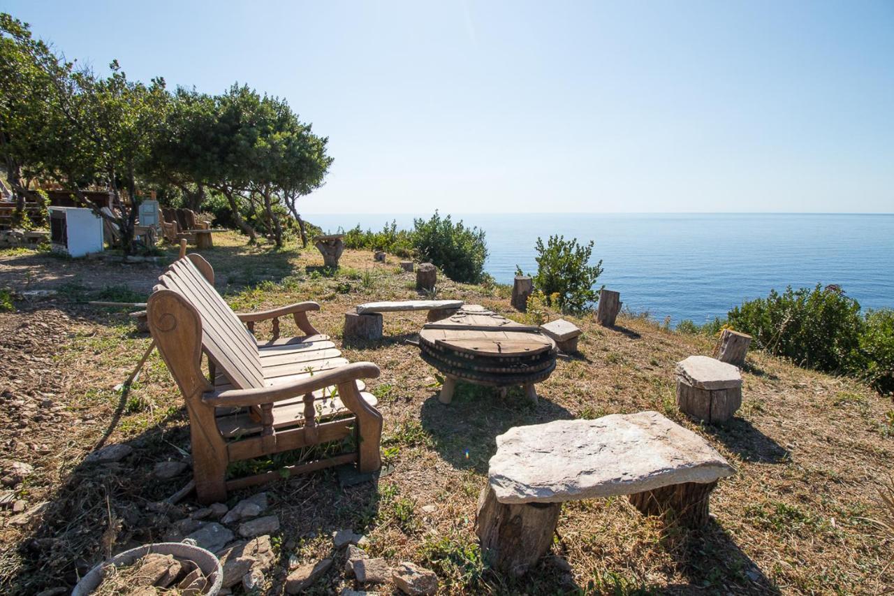 Coin De Paradis Vue Dominante Sur Mer, Montagne Et Tour Genoise Avec Jacuzzi Pino Екстериор снимка